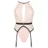 Obsessive Lilines - body con reggicalze - rosa - L/XL