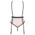 Obsessive Lilines - body con reggicalze - rosa - L/XL