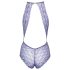 Kissable - body in pizzo con collo allacciato - viola - L/XL