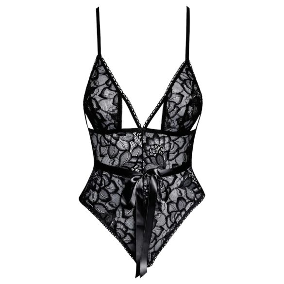 Kissable - body in pizzo (nero)