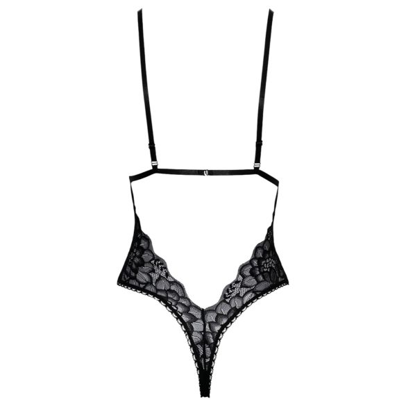 Kissable - body in pizzo (nero)