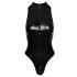 Noir - body in stampa pitone (nero) - XL