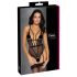 Cottelli - body aperto con reggicalze (nero) - XL