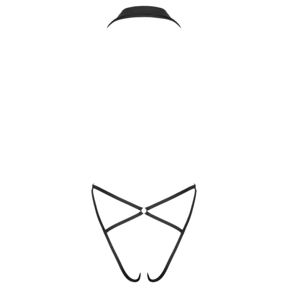 Cottelli Party - body con colletto - nero - M/L