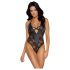 Cottelli Party - body floreale (nero) - L