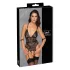Cottelli Bondage - body aperto con manette - nero - M