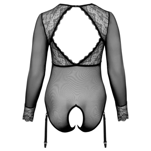 Cottelli Curves - body trasparente (nero)