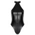 Noir - body lucido con collo halter (nero) - L