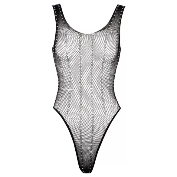 Cottelli - body rete con strass - nero - taglia S-L