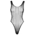 Cottelli - body rete con strass - nero - taglia S-L