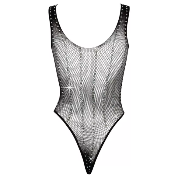 Cottelli - body rete con strass - nero - taglia S-L