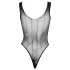 Cottelli - body rete con strass - nero - taglia S-L