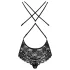 Obsessive - body in pizzo sexy - nero