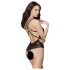 Obsessive 860-TED-1 - super sexy body in pizzo (nero) - L/XL