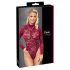Cottelli - Body in pizzo trasparente (rosso) - L
