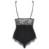 Obsessive Luvae - body trasparente seno scoperto - nero