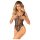 Obsessive B336 - body trasparente e aperto in rete (nero) - Taglia S-L