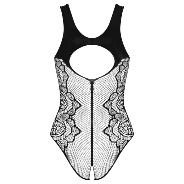 Obsessive - body trasparente aperto - nero - taglia S-L