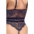 Cottelli - body aperto con spalline - nero