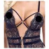 Cottelli - body aperto con spalline - nero - L