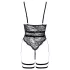 Cottelli - body aperto con spalline - nero - L