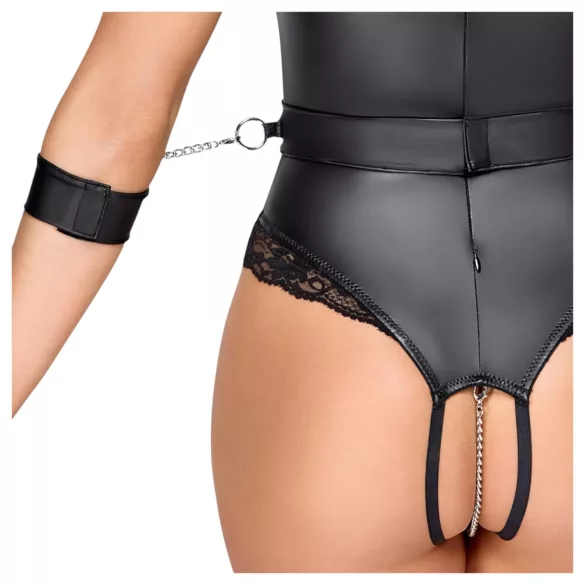 Cottelli Bondage - body aperto seno - nero - L