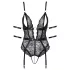 Cottelli Bondage - body aperto in pizzo - nero