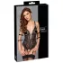 Cottelli Bondage - body aperto in pizzo - nero - L