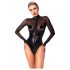 Noir - body lucido con inserto trasparente - nero - M