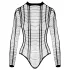 Cottelli - body aperto a righe - nero - taglia S-L