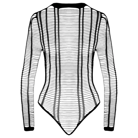 Cottelli - body aperto a righe - nero - taglia S-L