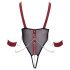 Cottelli Bondage - body aperto con catene (nero)