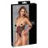 Cottelli Bondage - body aperto con catene (nero) - M