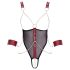 Cottelli Bondage - body aperto con catene (nero) - M