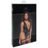 Noir Libido - body con reggicalze - nero