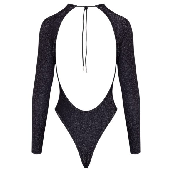 Cottelli - body nero scintillante con schiena aperta - M
