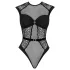 Cottelli - body trasparente in pizzo nero