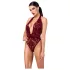 Noir Kink Royal - body trasparente - rosso