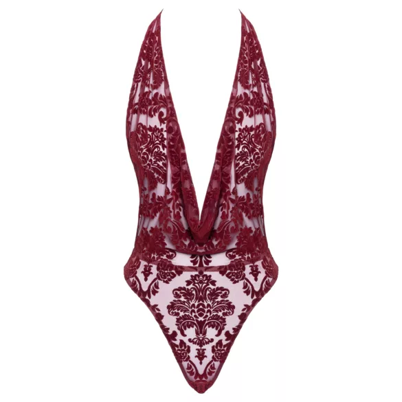 Noir Kink Royal - body trasparente - rosso