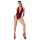 Noir Kink Royal - body trasparente - rosso - M