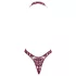 Noir Kink Royal - body trasparente - rosso - M