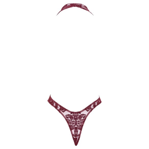 Noir Kink Royal - body trasparente (rosso) - L
