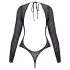 Cottelli - body a righe con filato argentato (nero) - S-L