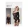 NO:XQSE - Catsuit a maniche lunghe trasparente - nero S-L