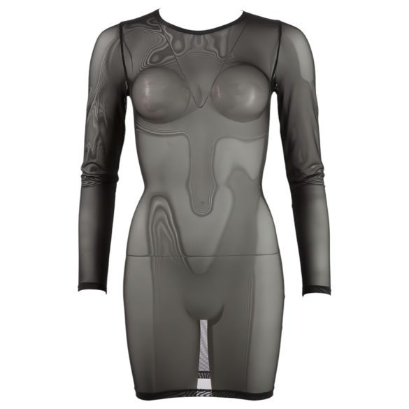 Cottelli - abito trasparente - nero - XL