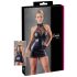 Cottelli - mini abito nero in pizzo con collare brillante - M