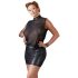 Cottelli Curvy - abito di chiffon lucente (nero)