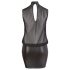 Cottelli Curvy - abito di chiffon lucente (nero)