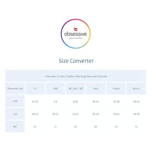 Obsessive - babydoll con tanga - pizzo rosso