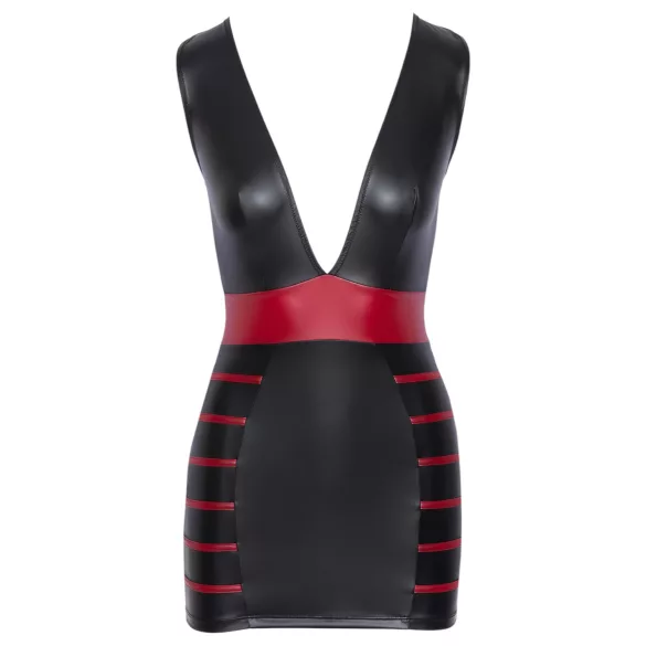 Cottelli Party - abito aderente a righe (nero-rosso)